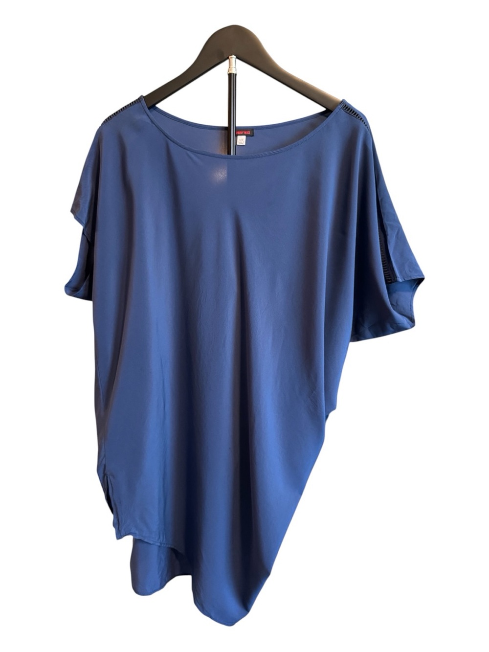 Johnny Was Indigo Asymmetric Dolman Tunic